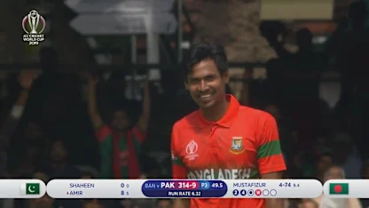 Logo of CWC19: PAK v BAN - Highlights of Mustafizur Rahman's 5/75