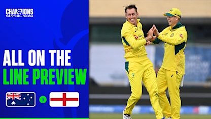 Logo of All on the Line Preview | AUS v ENG | Champions Trophy 2025