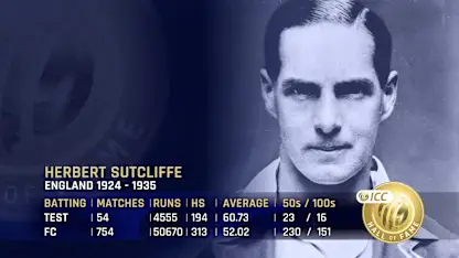 ICC Hall of Fame: Herbert Sutcliffe | A cool and calm batsman