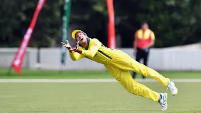 Logo of Aussie catch compilation against Zimbabwe at U19CWC