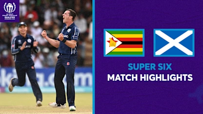 Logo of Scotland keep World Cup chances alive against Zimbabwe | CWC23 Qualifier