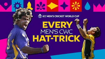 Logo of Every hat-trick from previous World Cups | ICC Men's CWC