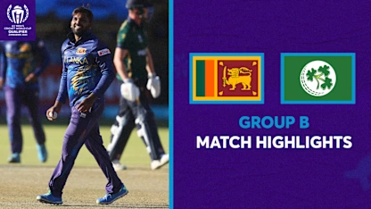 Logo of Sri Lanka advance to Super Six as Ireland crash out | CWC23 Qualifier