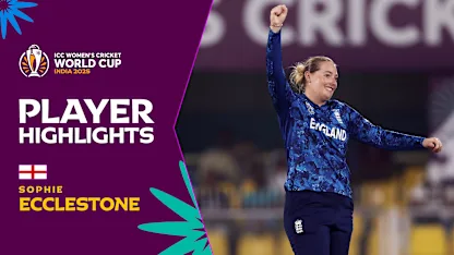 Sophie Ecclestone's spirited spell | Player Highlights | CWC25