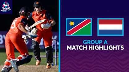 Logo of Netherlands overcome late Namibia fightback | Match Highlights | T20WC 2022