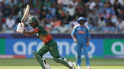 Logo of Tawhid Hridoy's resilient hundred | BAN v IND | Champions Trophy 2025
