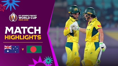 Australia storm into semi-finals with a huge win | Match Highlights | CWC25