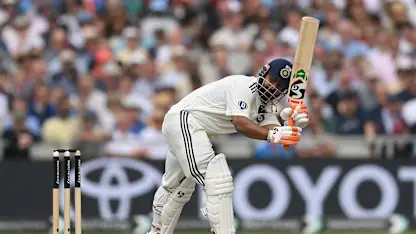Pant battles injury, notches gritty half-century for India