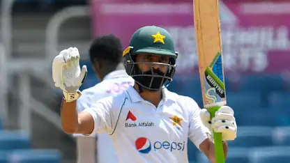 Fawad Alam scored his fifth Test century