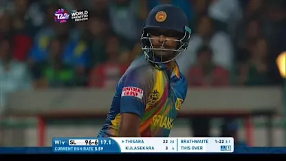 Thisara Perera Match Hero for Sri Lanka v WI ICC WT20 2016