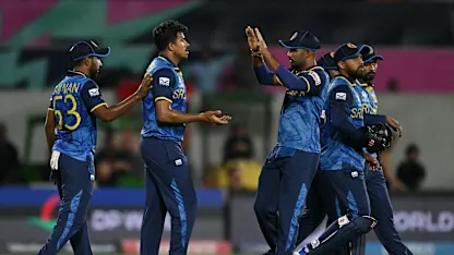 Theekshana takes stunner in the deep to send back Shakib | T20WC 2024