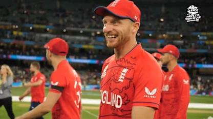 Logo of England players react to their T20 World Cup 2022 title win