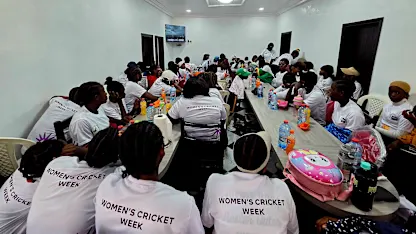 A CWC25 Watch party in Cameroon | Women's Cricket Week