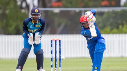Logo of Ibrahim Zadran top scores for Afghanistan U19s against Sri Lanka with 86 from 112 balls