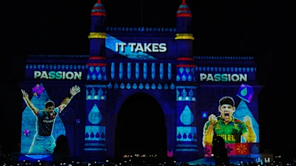 Gateway of India in Mumbai lights up to celebrate Diwali and the greatest cricket World Cup