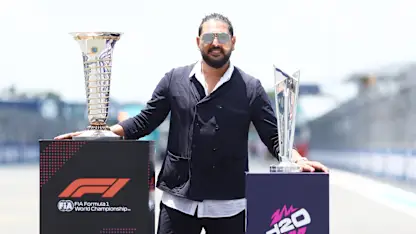 ICC Men's T20 World Cup Yuvraj Singh at the Miami Grand Prix
