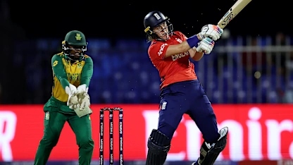 Logo of Nat Sciver-Brunt unleashes a flurry of fours in the middle overs | WT20WC 2024