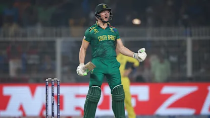 Logo of Miller reaches ton with a stylish six | CWC23