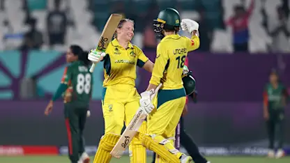 Australia thump Bangladesh to seal CWC25 semi-final spot