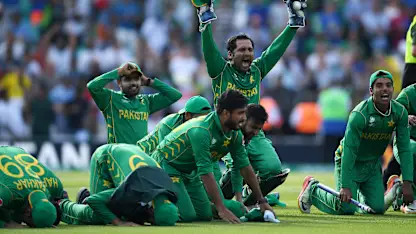 Logo of Ranked eighth in the world, it was a phenomenal victory for the Men in green, as they trounced India by a massive 180 runs to win the ICC Champions Trophy for the first time.