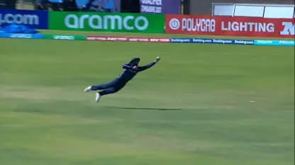 Logo of Safyaan Sharif takes a screamer to put Scotland in control | CWC23 Qualifier