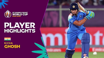 Richa Ghosh's incredible counter attack | Player Highlights | CWC25
