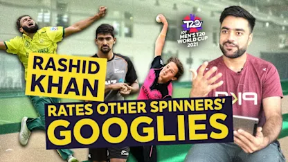 Logo of Rashid Khan rates other spinners' googlies