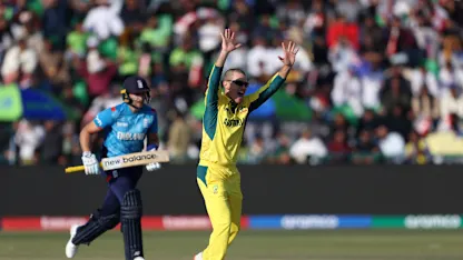 Logo of Zampa traps Root | AUS v ENG | Champions Trophy 2025