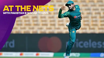 Logo of At the nets with Pakistan and Waqar Younis | CWC23