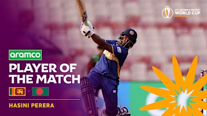 Hasini Perera's resolute knock | Aramco POTM Highlights | CWC25