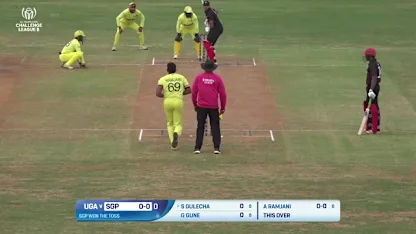 Singapore vs Uganda | Match Highlights | ICC CWC Challenge League B