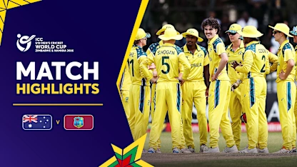 Undefeated Australia win thriller to enter semis | Match Highlights | U19 CWC 2026