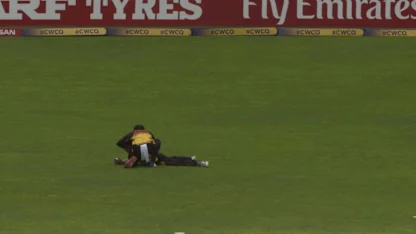 Logo of Sese Bau's diving catch denies Rohan Mustafa his century!