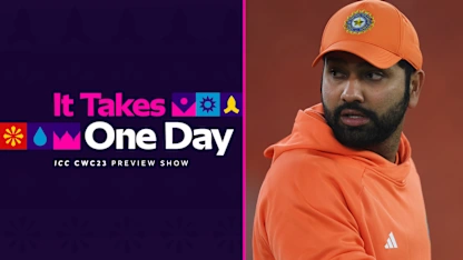 Logo of Resurgent Aussies up against unbeaten India | It Takes One Day Final Episode | CWC23