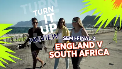 Logo of Sizzling England and South Africa semi-final clash awaits | #TurnItUp - Semi-Final 2 | Women's T20WC 2023