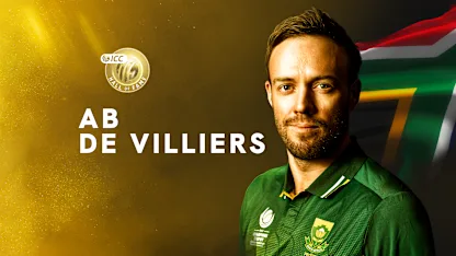 Logo of AB de Villiers: ICC Hall of Fame 2024 inductee