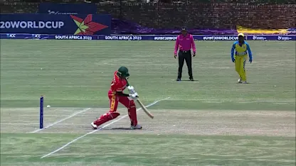 Wicket-Kudzai-Chigora-Zimbabwe-U19s-Women v Rwanda-U19s-Women ICC U19W ...