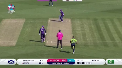 Six - Michael Jones - Scotland v Ireland ICC T20WC 2022