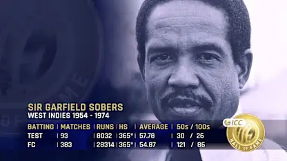 ICC Hall of Fame: Sir Garfield Sobers | 'An incredibly gifted athlete'