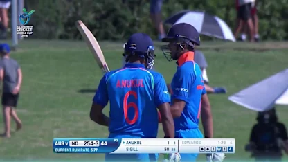 Logo of Shubman Gill's 63 v Australia U19CWC