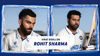 Logo of Virat Kohli lauds India captain Rohit Sharma on 'wonderful job' | WTC Final
