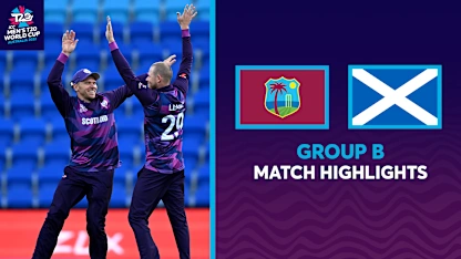 Logo of Scotland sizzle against disappointing West Indies | Match Highlights | T20WC 2022