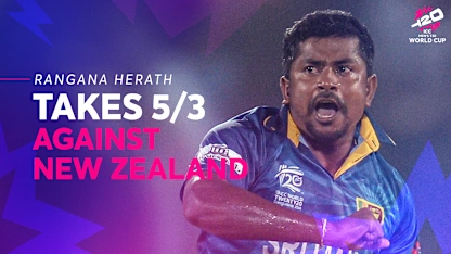 Logo of Rangana Herath runs through New Zealand with 5/3 in 2014 | T20 World Cup