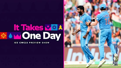 Logo of India and New Zealand set for top-two blockbuster | It Takes One Day: Episode 21 | CWC23