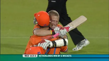 Logo of Netherlands beating England at Lord’s