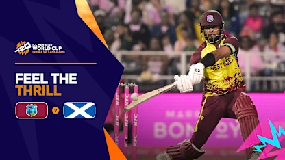 ICC 공식 페이지 이미지: West Indies vs Scotland
