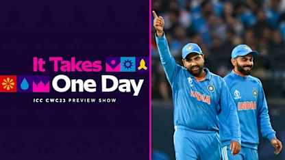 Logo of Soaring India meet flat England on last chance | It Takes One Day Episode 29 | CWC23