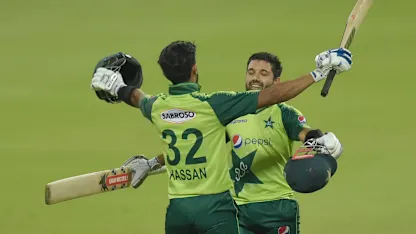 Composed Rizwan, explosive Ashraf take Pakistan through in thriller | ICC
