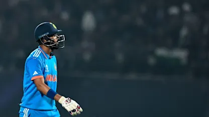 Logo of Van der Dussen ripper sends back Rahul | CWC23