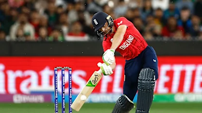 Logo of Buttler puts away consecutive fours in chase | T20WC 2022